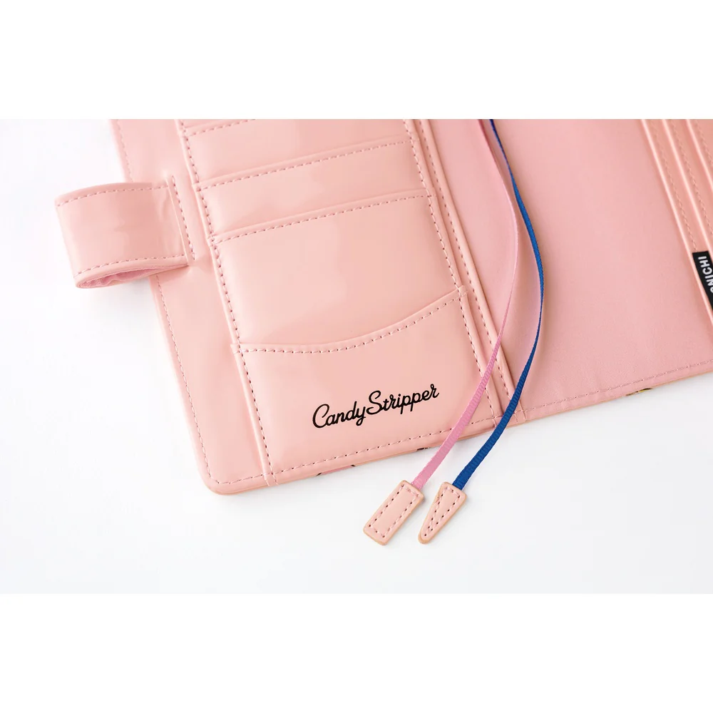 Hobonichi Techo A6 Original Planner Cover - Candy Stripper: Random Dog & Cat (Pink) - Image 10
