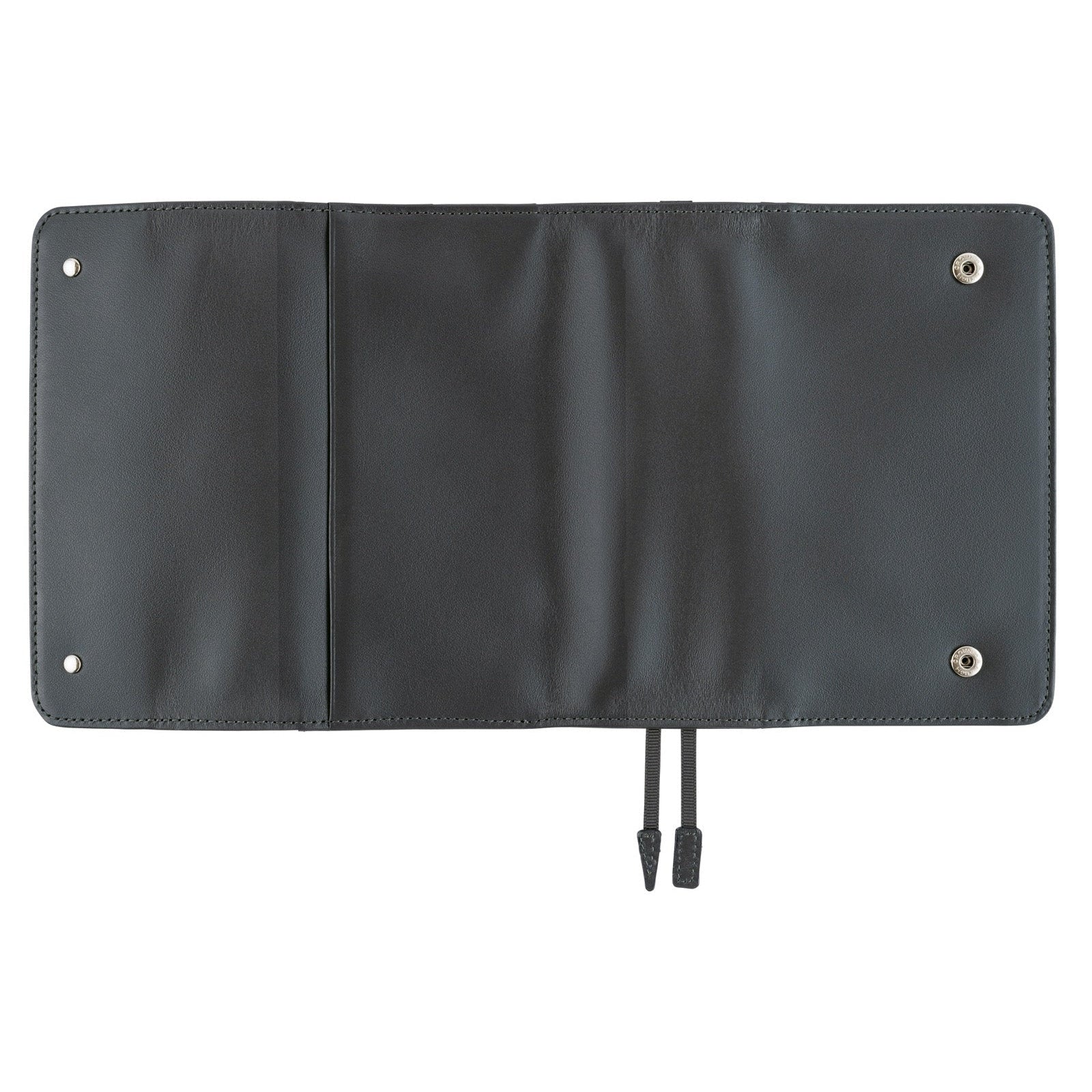 Hobonichi Techo A6 Original Planner Cover - Leather: Charcoal Gray - Image 3
