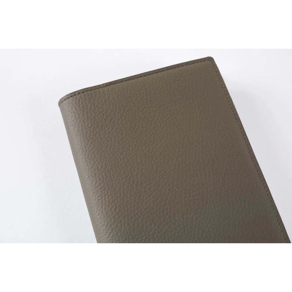 Hobonichi Techo A6 Original Planner Cover - Leather: Taut (Gray & Light Blue) - Image 9