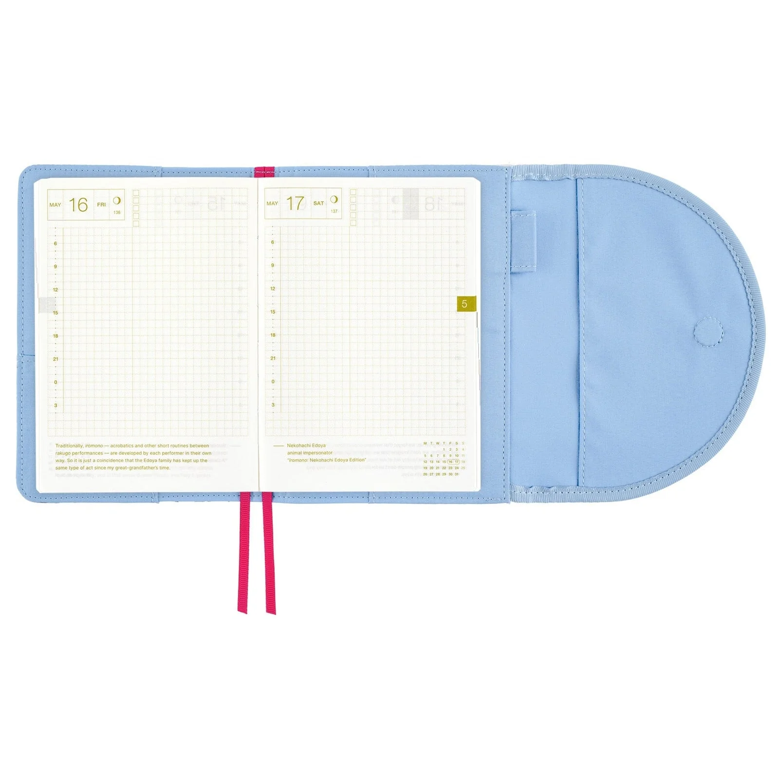 Hobonichi Techo A6 Original Planner Cover - Phoolon (Small Flowers) - Image 6