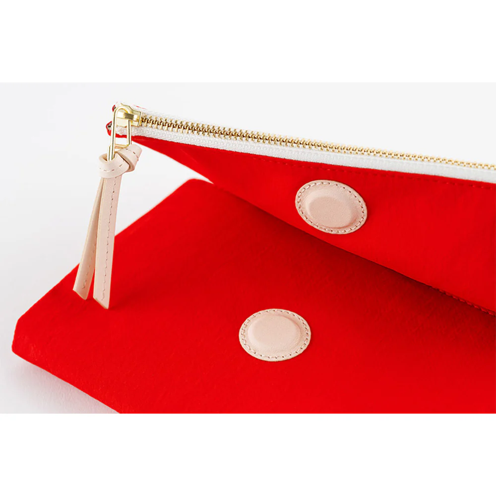 Hobonichi Techo A6 Original Planner Cover - Tragen (Red) - Image 5