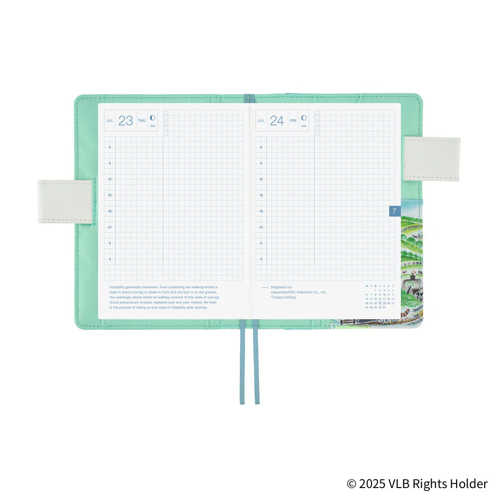 Hobonichi Techo A6 Original Planner Cover - Virginia Lee Burton: The Little House - Image 6
