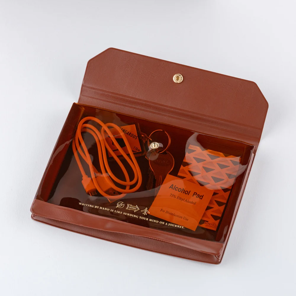 Hobonichi Techo Alettone: Document Case for A6 Size (Brown) - Image 2