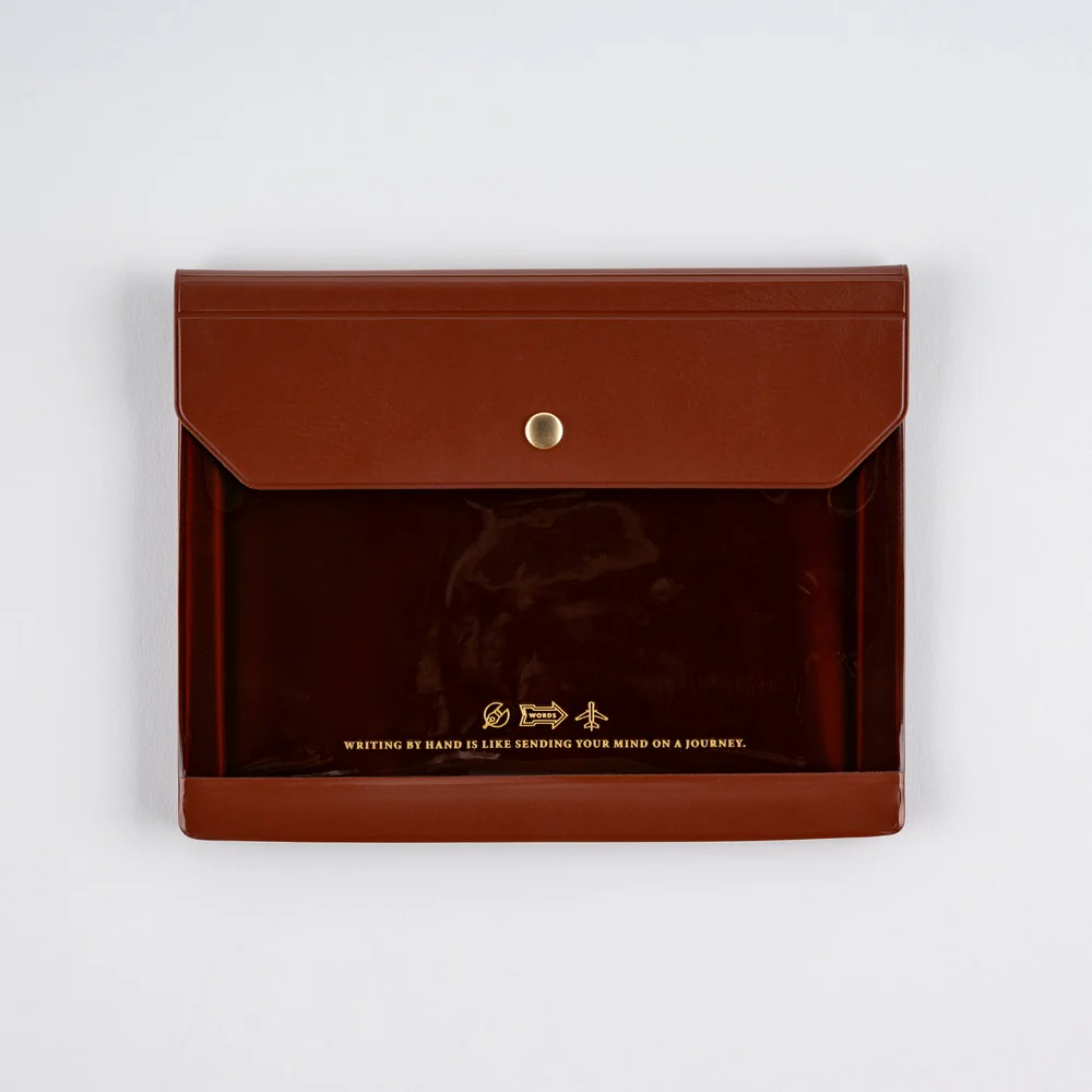 Hobonichi Techo Alettone: Document Case for A6 Size (Brown) - Image 3