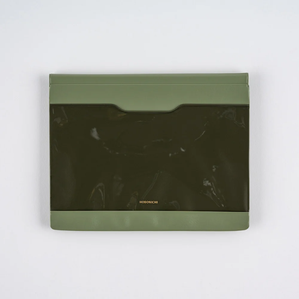 Hobonichi Techo Alettone: Document Case for A6 Size (Olive) - Image 4