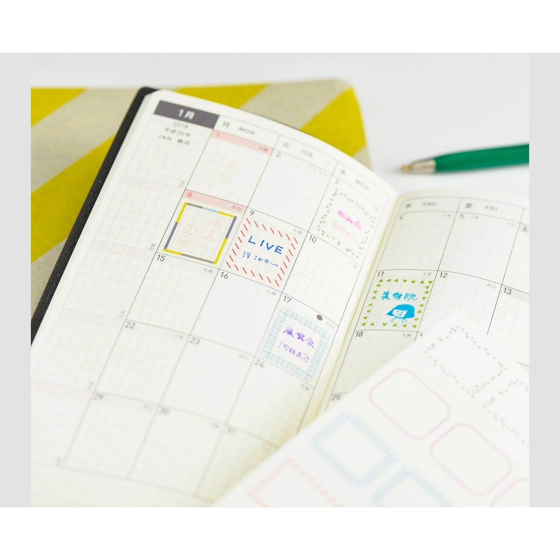 Hobonichi Techo Frame Stickers - Image 4