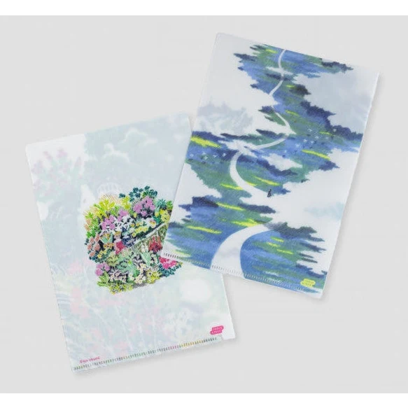 Hobonichi Techo iyo okumi: Hobonichi Clear Folder Set of 2 for A5 Size (iyo okumi) - Image 2