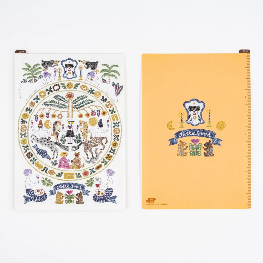 Hobonichi Techo iyo okumi: Hobonichi Pencil Board for A5 Size (Happy Tea Time - Taste Good) - Image 2