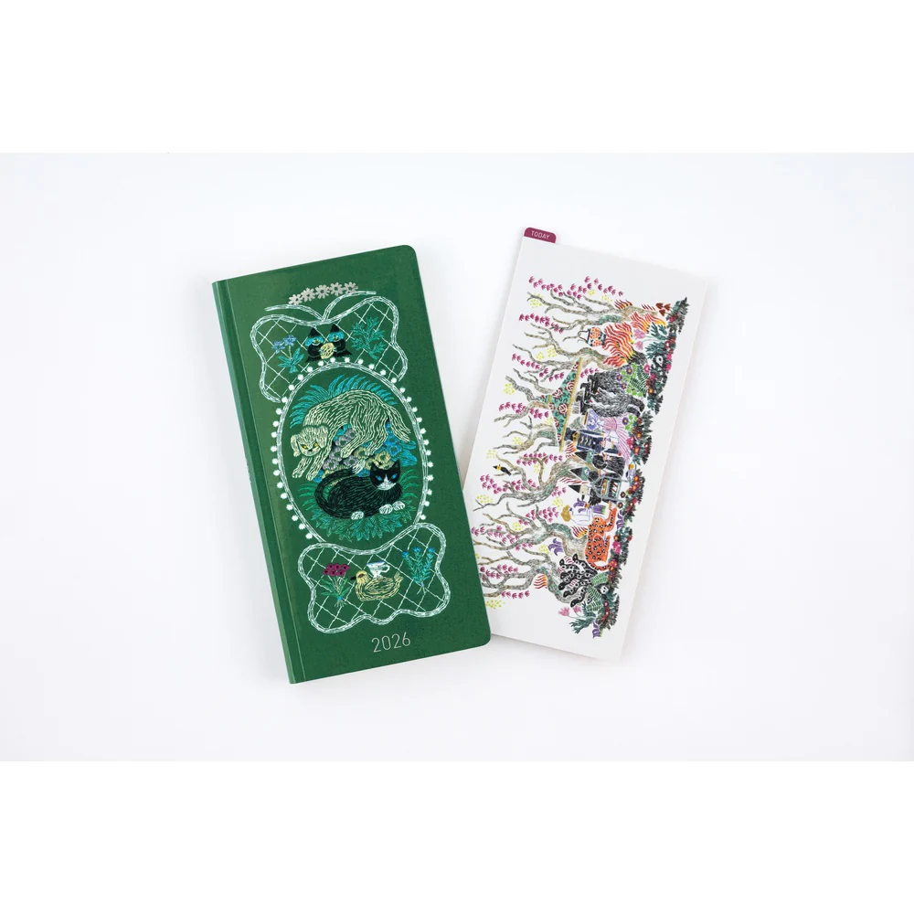 Hobonichi Techo iyo okumi: Hobonichi Pencil Board for Weeks (Happy Tea Time - Group Party) - Image 3