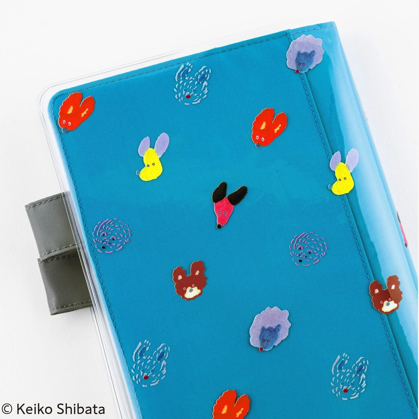 Hobonichi Techo Keiko Shibata: Cover on Cover for A5 Size (Dog Ears Fluttering in the Wind) - Image 2