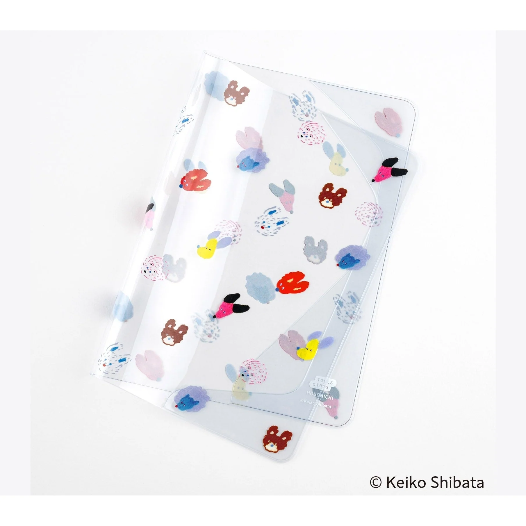 Hobonichi Techo Keiko Shibata: Cover on Cover for A5 Size (Dog Ears Fluttering in the Wind) - Image 5