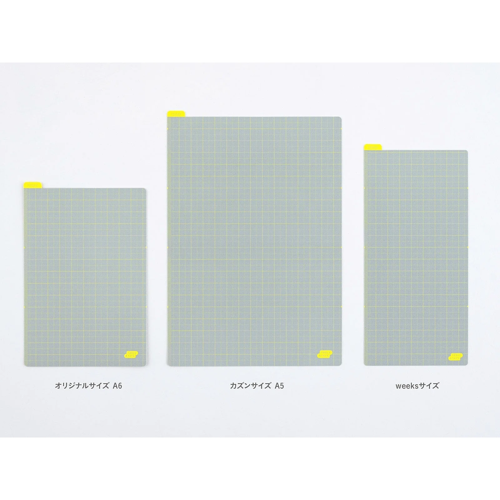 Hobonichi Techo Pencil Board for A6 Size (Ice Gray x Yellow) - Image 2