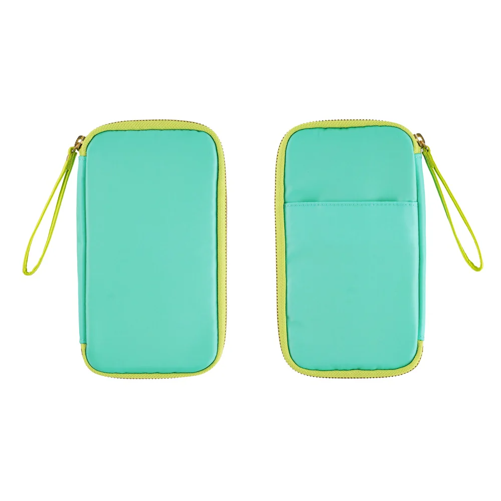 Hobonichi Techo Small Drawer Pouch (Aqua Lime) - Image 4