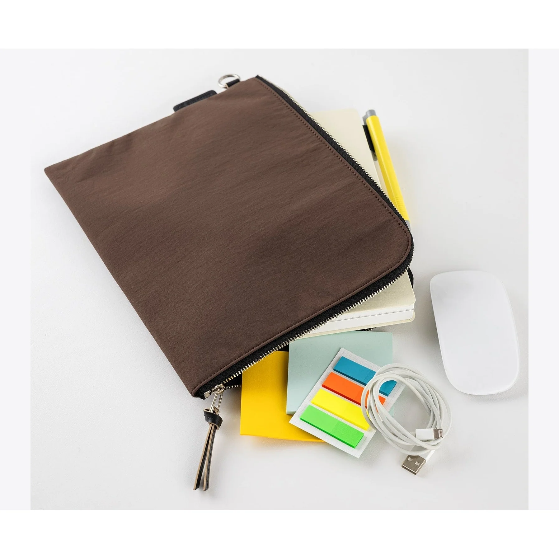 Hobonichi Techo Tragen Flat Pouch for A5 Size (Brown) - Image 2