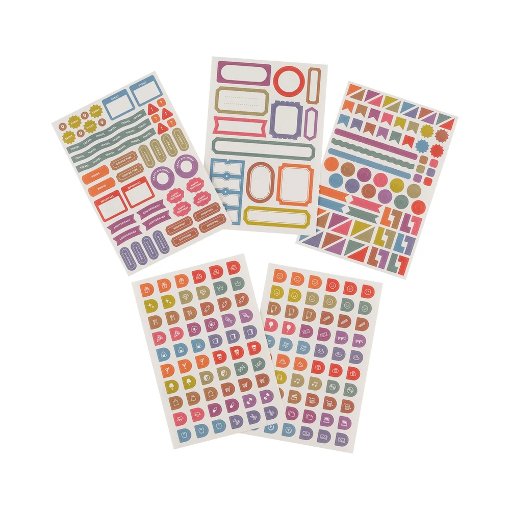 Hobonichi Techo TSUKI no IRO: Sticker Set (Schedule) - Image 16