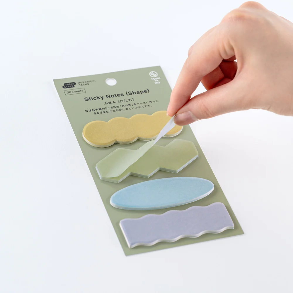 Hobonichi Techo TSUKI no IRO: Sticky Notes (Shape) - Image 3