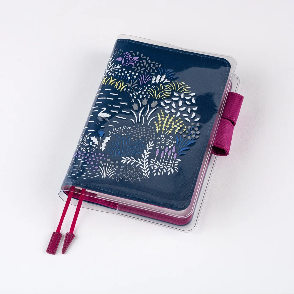 Hobonichi Techo Yuri Sanae: Cover on Cover for A6 Size (Forest Lake) - Image 2