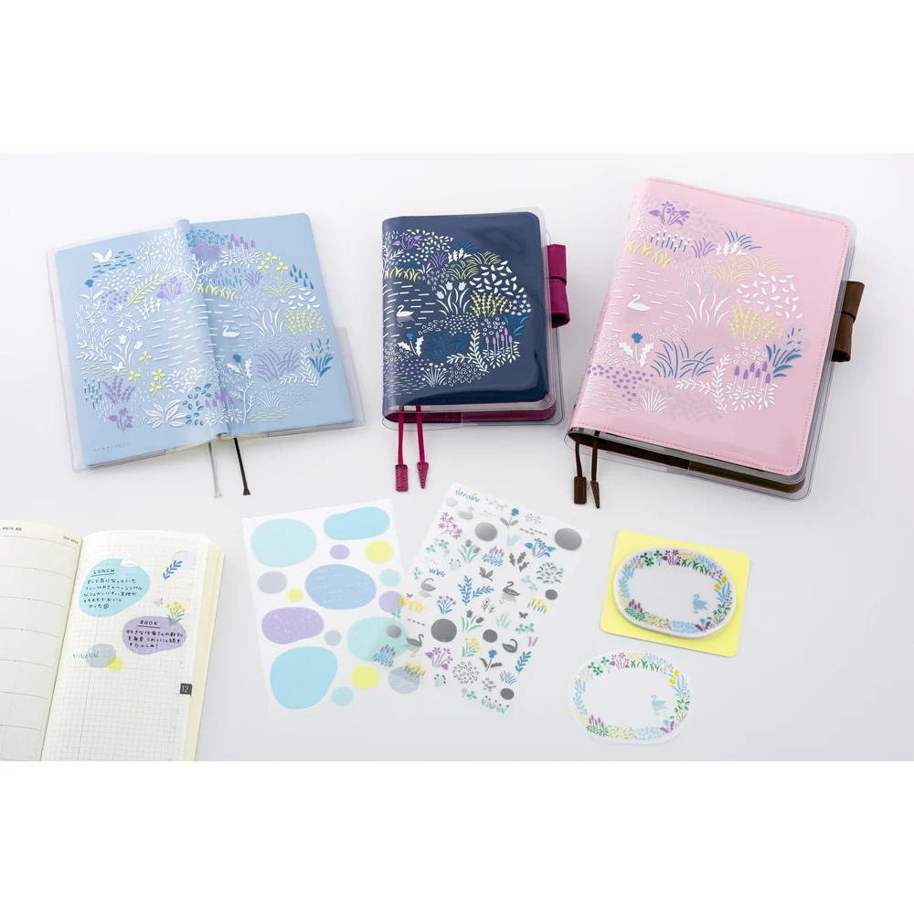 Hobonichi Techo Yuri Sanae: See-Through Sticky Notes (Forest Lake) - Image 3
