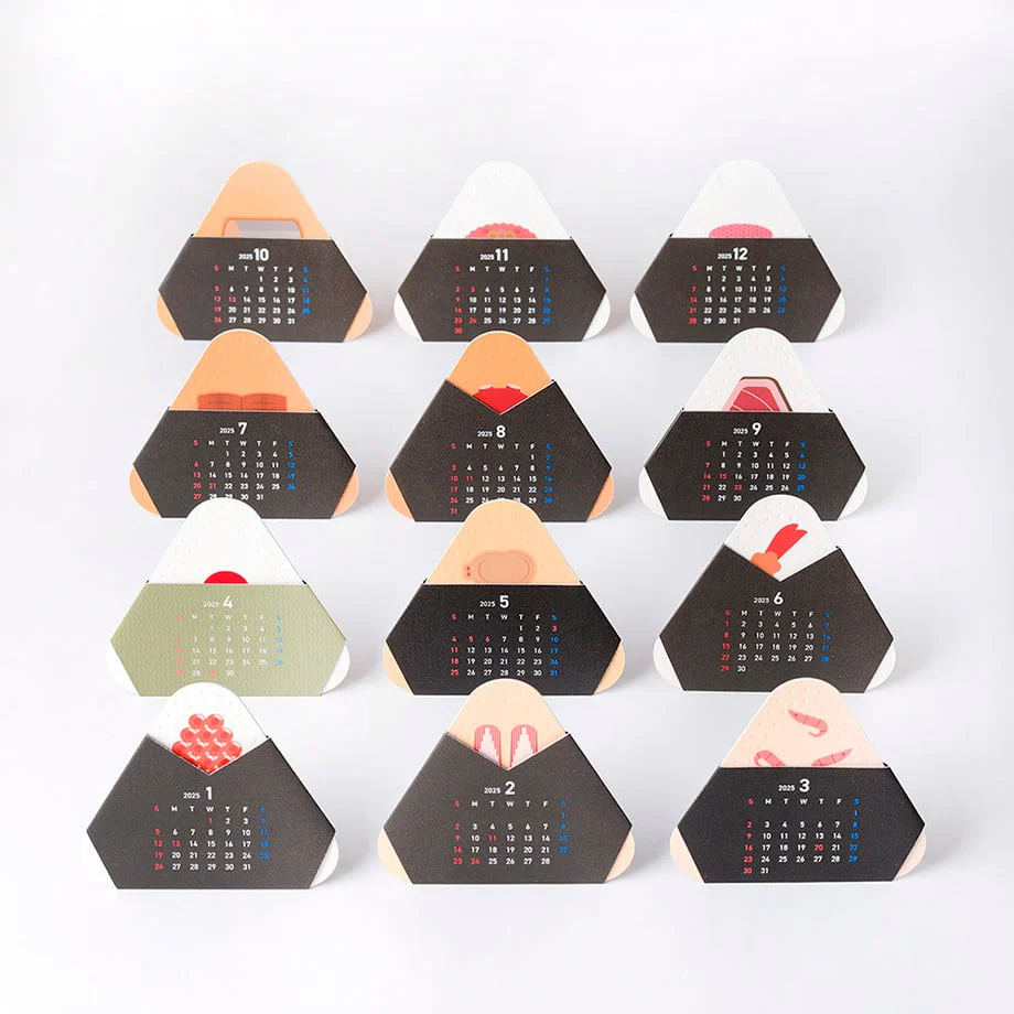 Ichikudo Tokyo Tsukiji Onigiri Calendar 2026 - Image 5