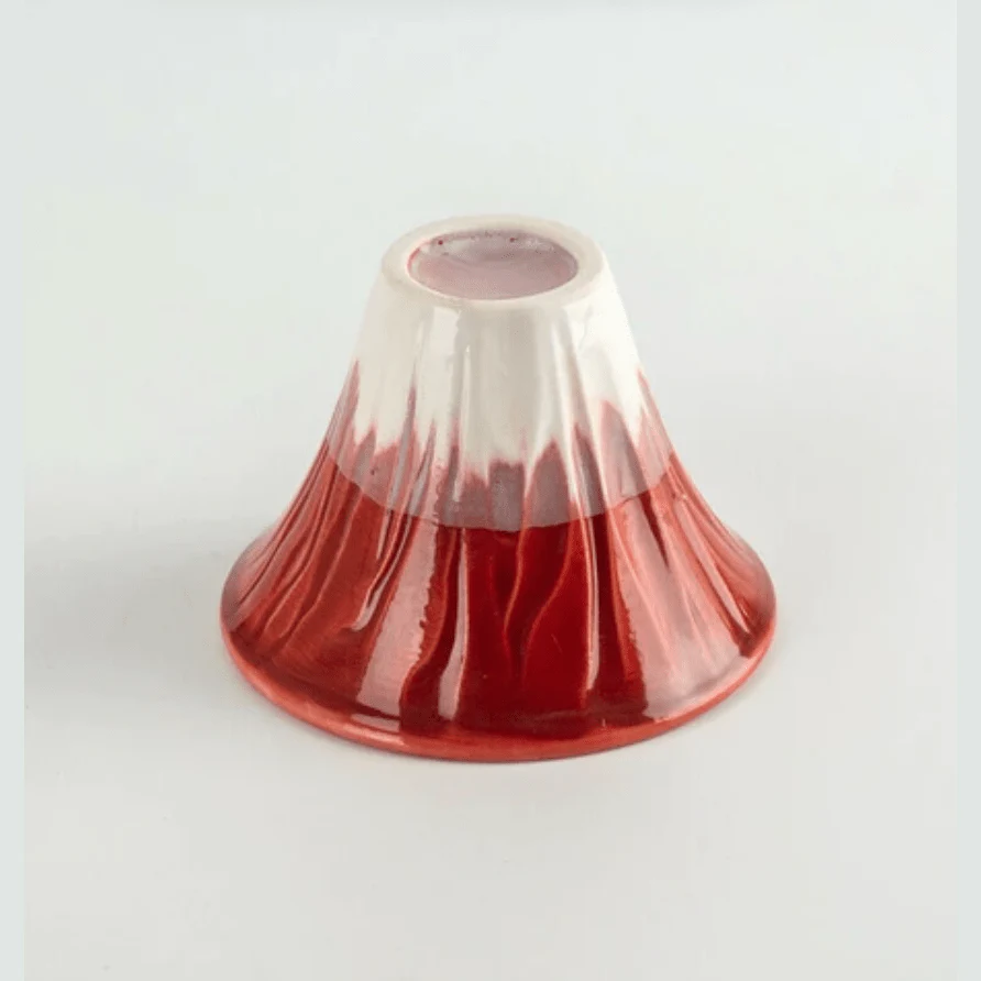 Ichiyama Mt Fuji Guinomi Red & Blue Sake Cup 2P Set - Image 5