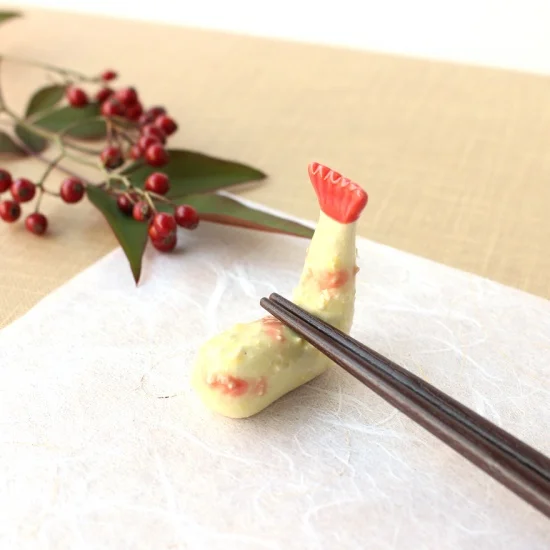 Ihoshiro Tempura Shrimp Chopstick Rest - Image 2