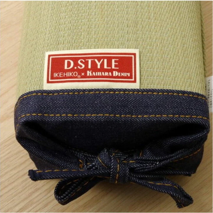 Ikehiko Igusa x Denim Block Pillow 30x15cm - Image 10