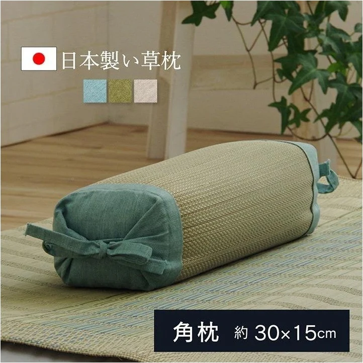 Ikehiko Igusa x Denim Block Pillow 30x15cm - Image 5