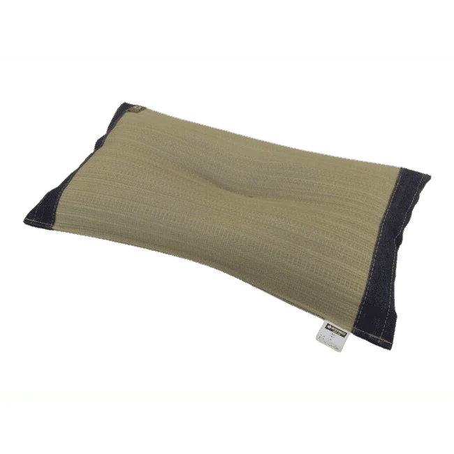 Ikehiko D Style Igusa x Denim Flat Pillow 50x30cm - Image 4