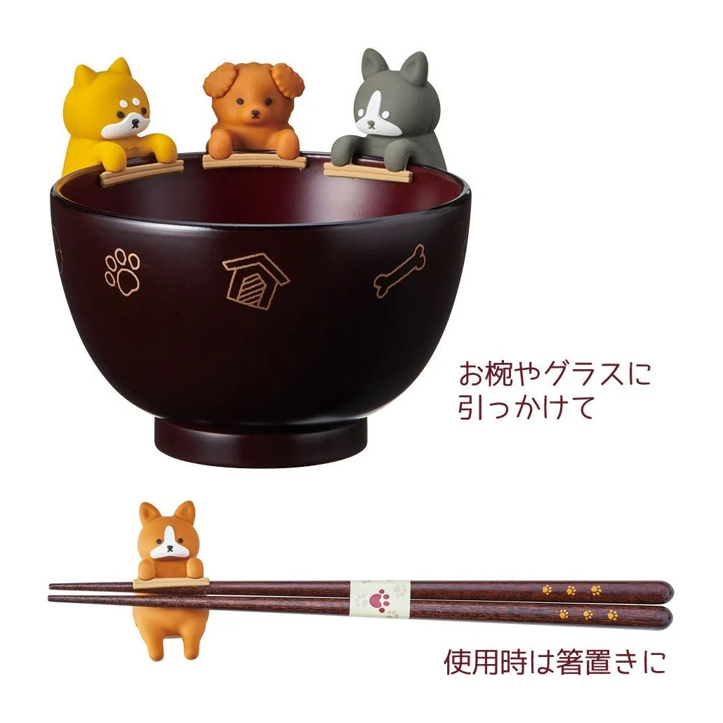 Ishida Dog Chopstick Rest with Soup bowl - Image 10