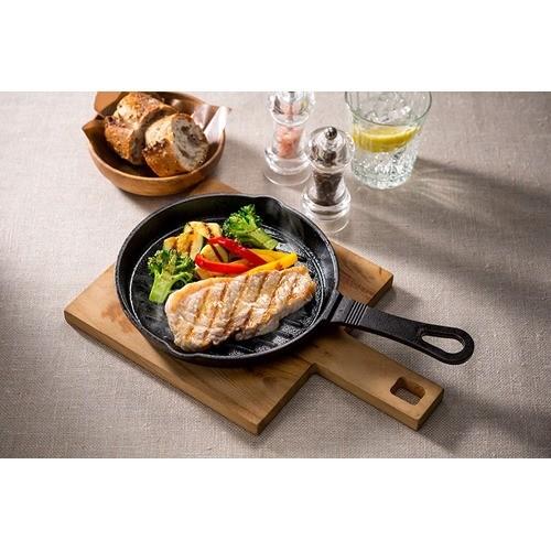 Ishigaki Cast Iron IH Skillet Grill Pan - Image 2