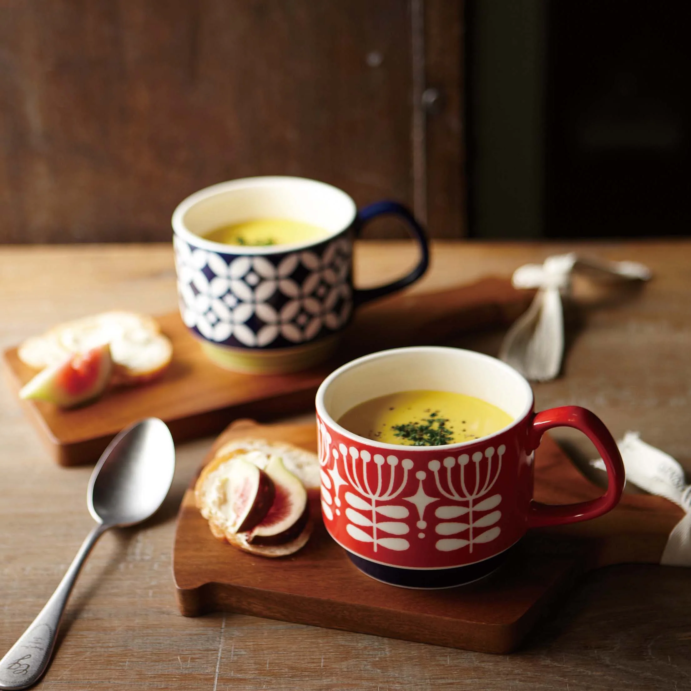 Izawa Fika Mug Blue Shippo 350ml - Image 2