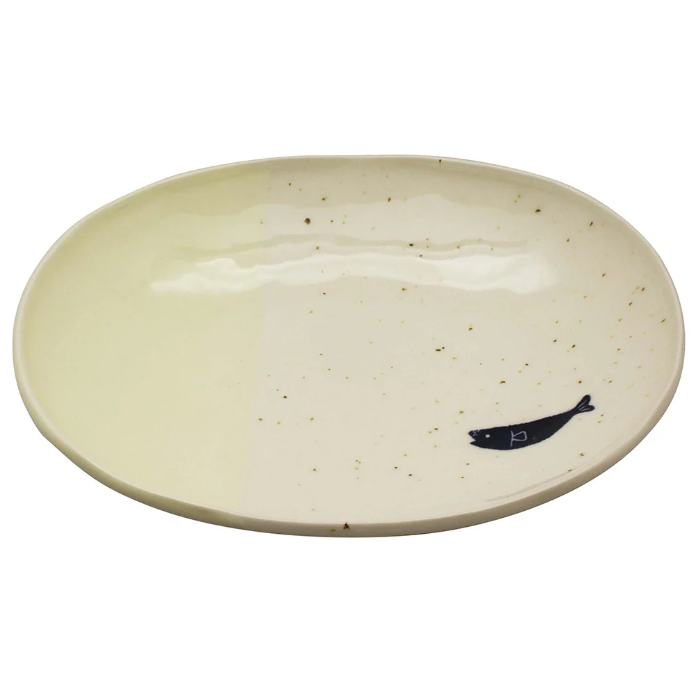 Izawa HIYORI Oval Curry Bowl - Fish