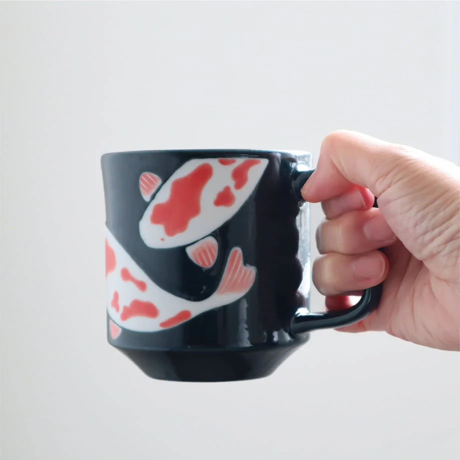 Japanese Koi Fish Mug 350ml - Image 3