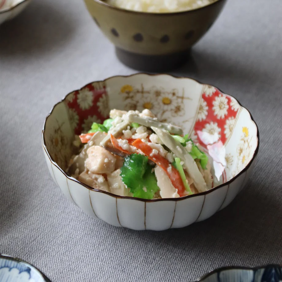 Japonica Chrysanthemums Plate Set - 3P - Image 2