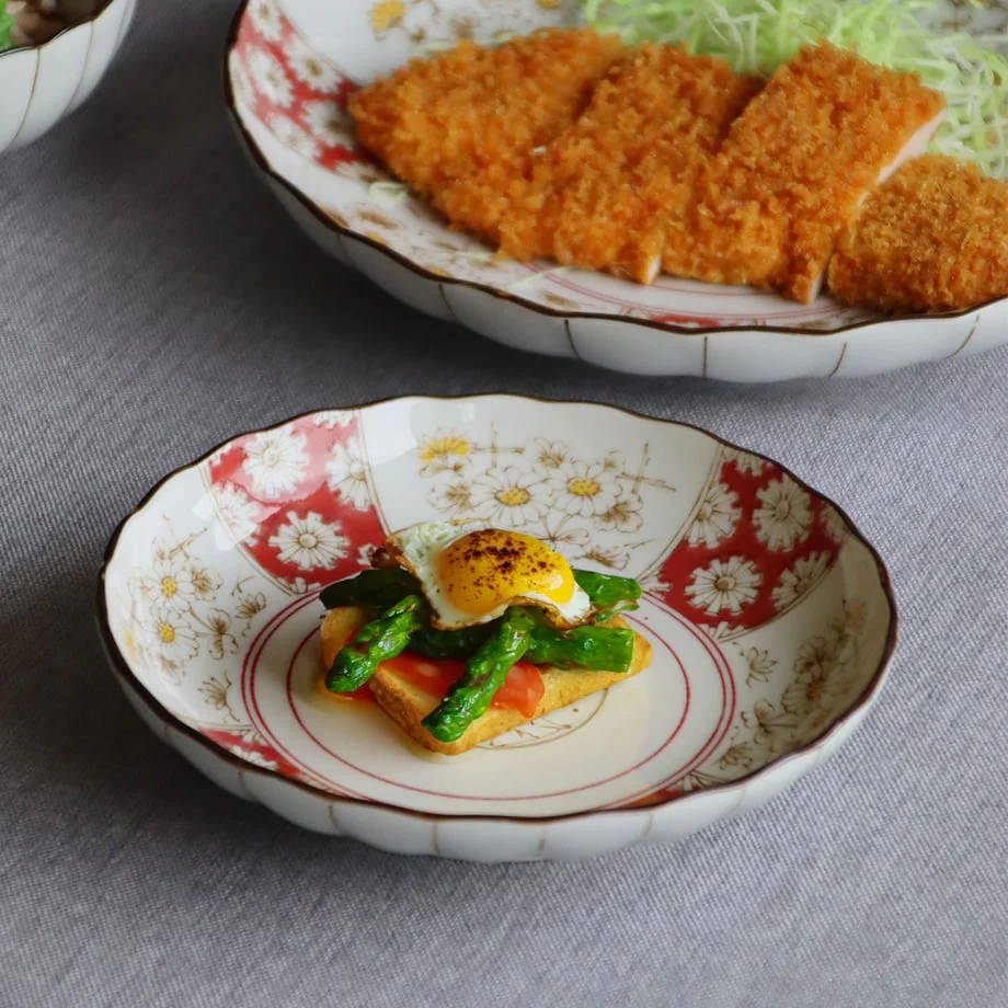 Japonica Chrysanthemums Plate Set - 3P - Image 3