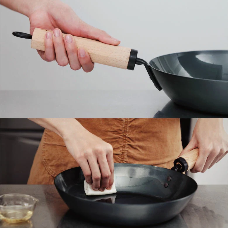 JIU Fujita Iron Frying Pan IH 26cm - Image 3
