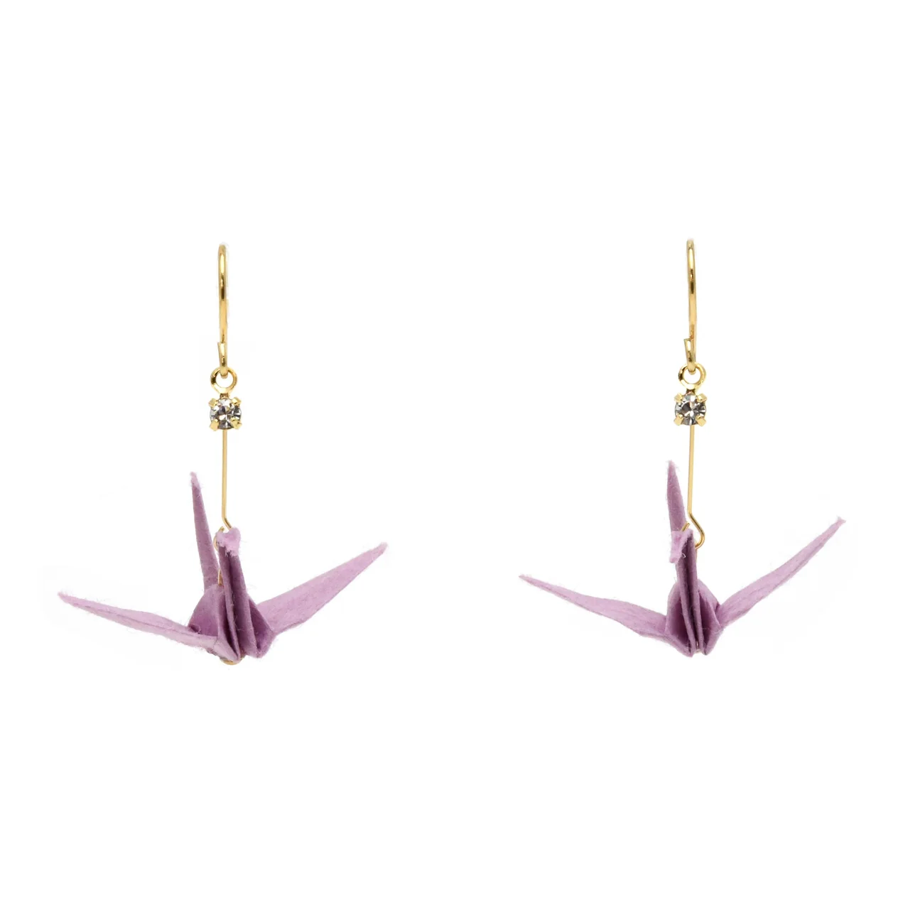 Junintowa Tsuru Crane Earrings - Image 5