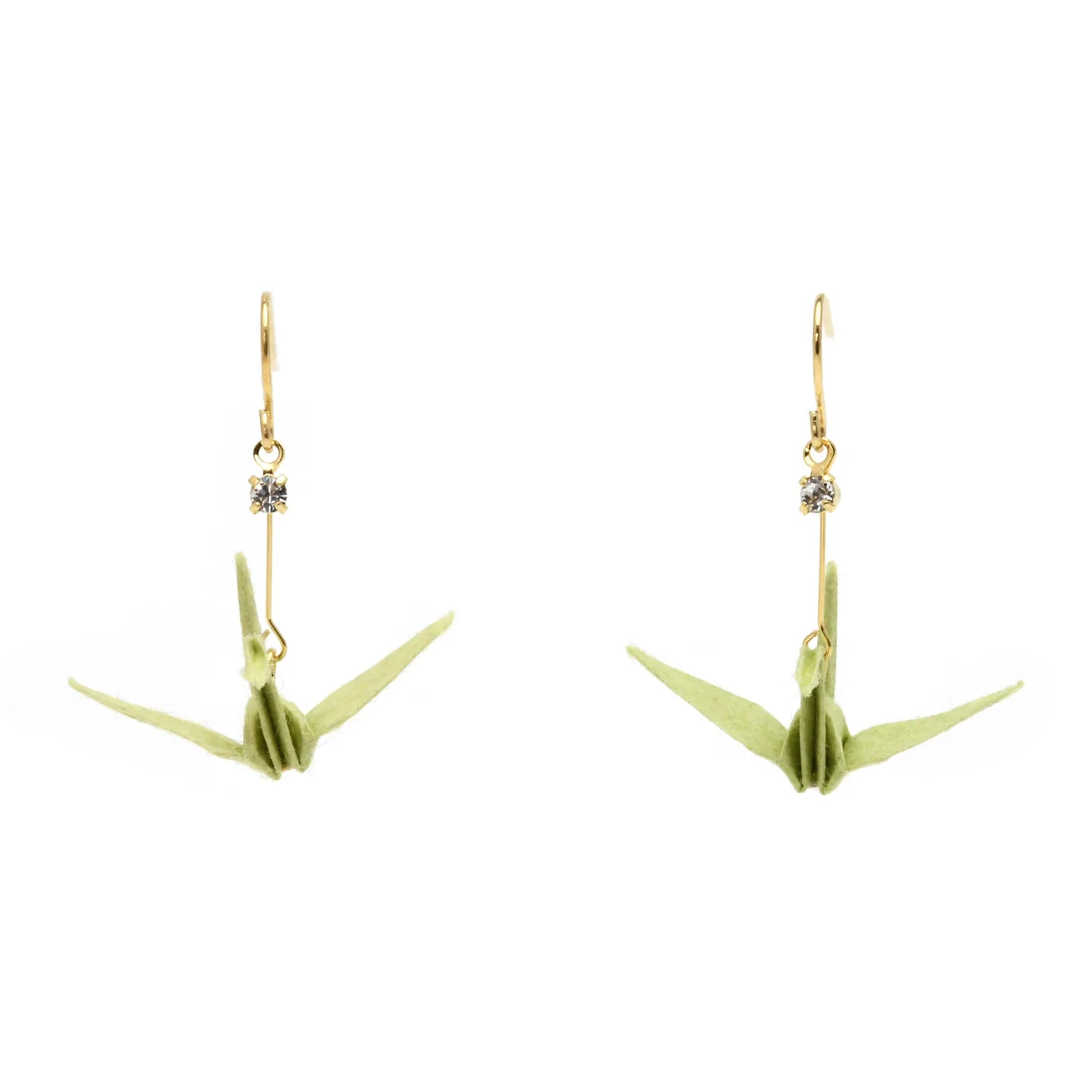 Junintowa Tsuru Crane Earrings - Image 7