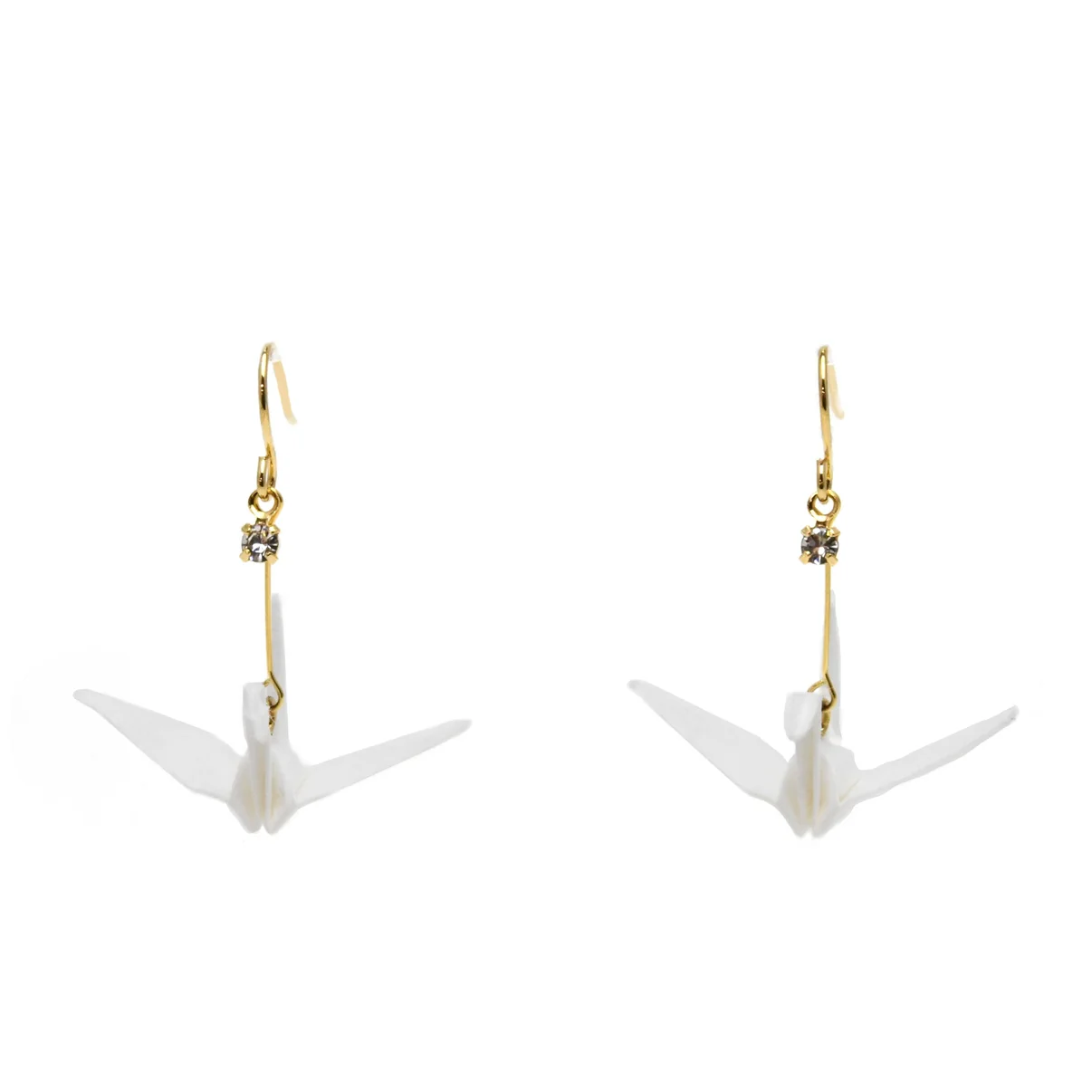 Junintowa Tsuru Crane Earrings - Image 8