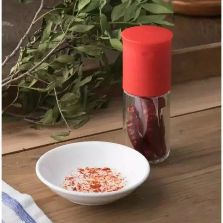 Kai Home Ceramic Red Pepper Mill - Image 2