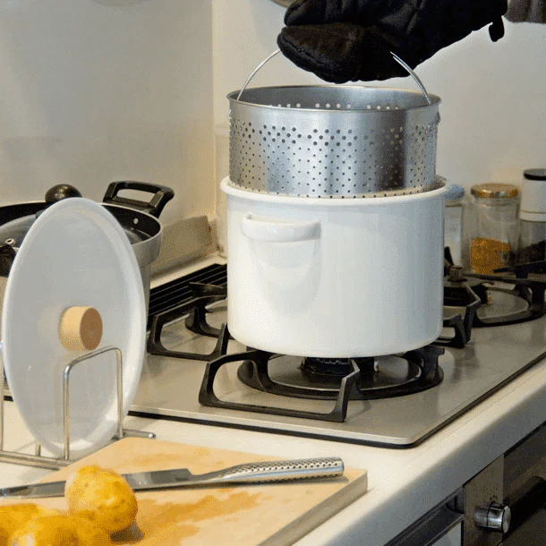 Kaico Enamel Pasta Pot - Image 3