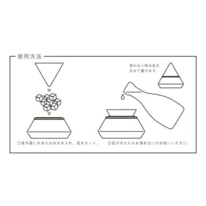 Kaku Sakasuki Conical Sake Set - Image 4