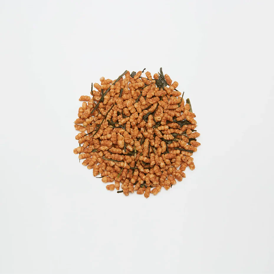 Kaneju Farm Roasted Genmaicha Rice Tea (Tea Tin) 100g - Image 3