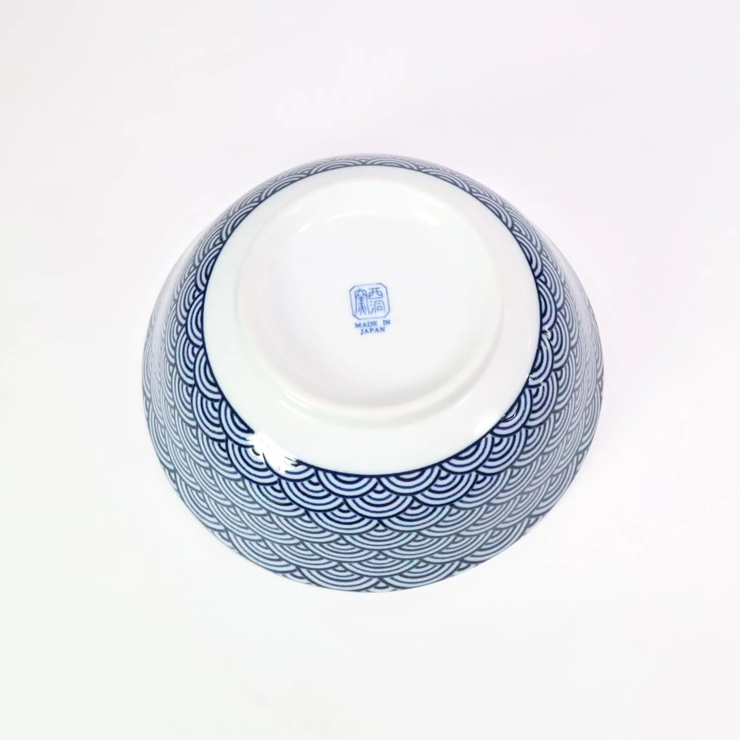 Kanese Blue Wave Cat Bowl Pair Set - Image 3