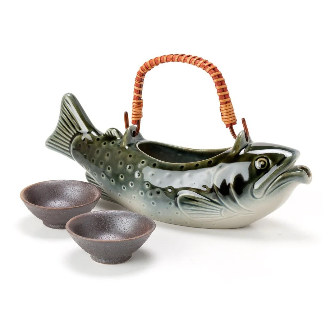 Kanese Fuga Iwana Fish Sake 3P Set - Image 2