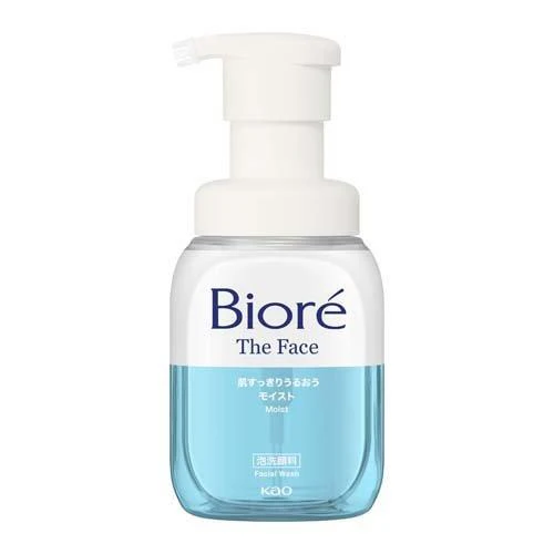 Kao Biore The Face Foam Facial Cleanser Moist 200ml - Image 3