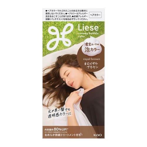 Kao Liese Creamy Bubble Colour Hair Dye - Royal Brown - Image 2