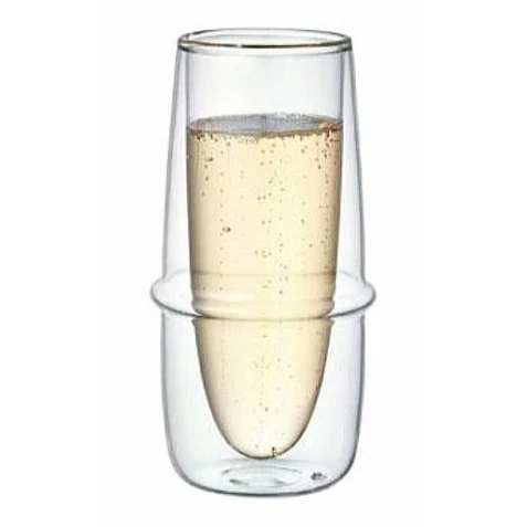 Kinto - Kronos - Double Wall Champagne Glass - 160ml - Image 2