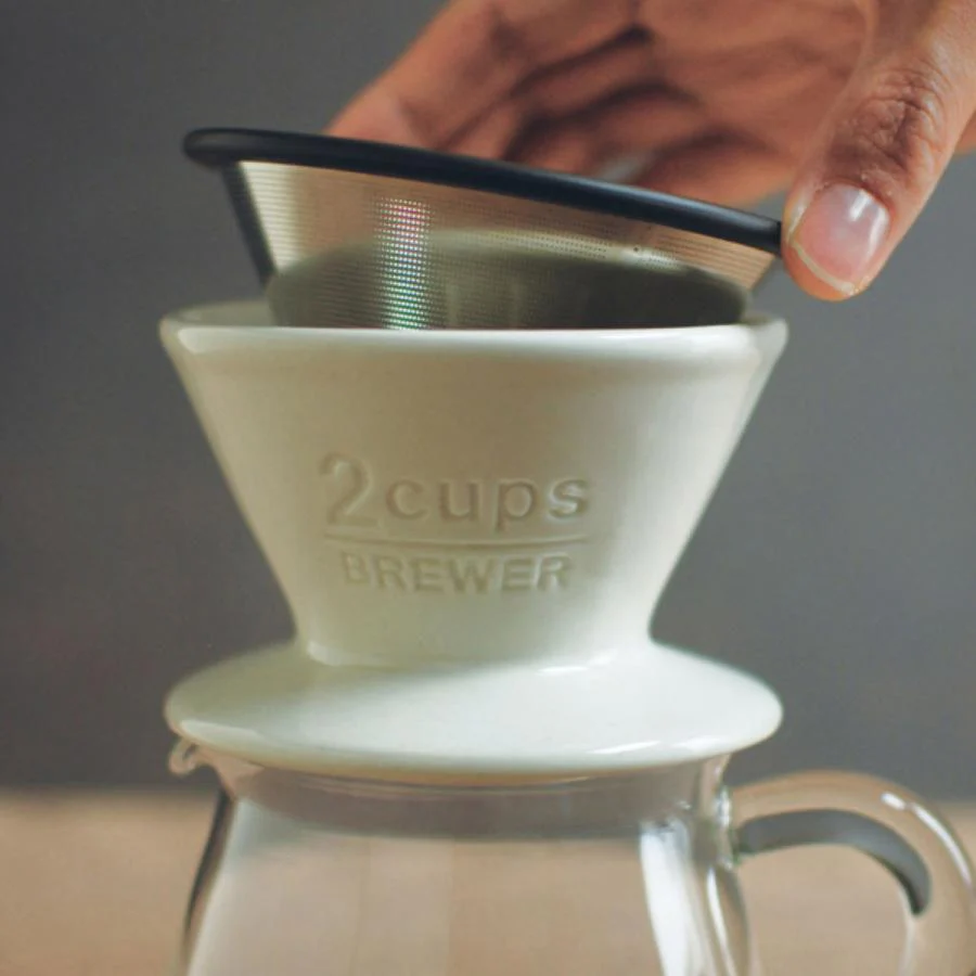 Kinto - SCS Brewer - Porcelain - 2 Cups - White - Image 3