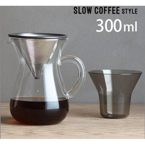 Kinto - SCS Coffee Carafe Brew Set - 300ml - Stainless Steel Filter - Image 2